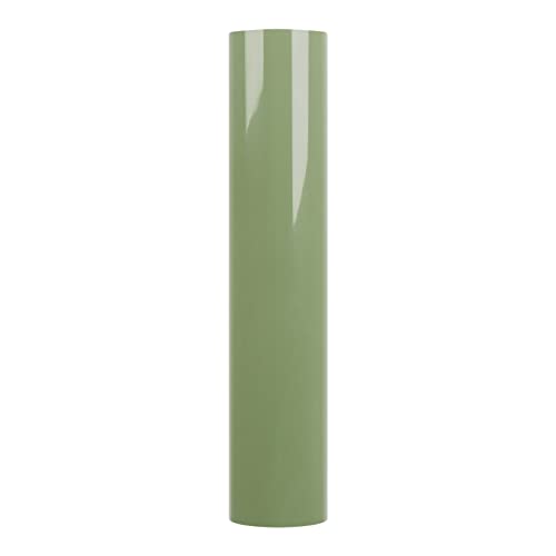 Gatichetta Heat Transfer Vinyl Roll, Khaki Green Iron on HTV 12" x 6FT, Smooth PU HTV for T-Shirts, Fabris, DIY Designs