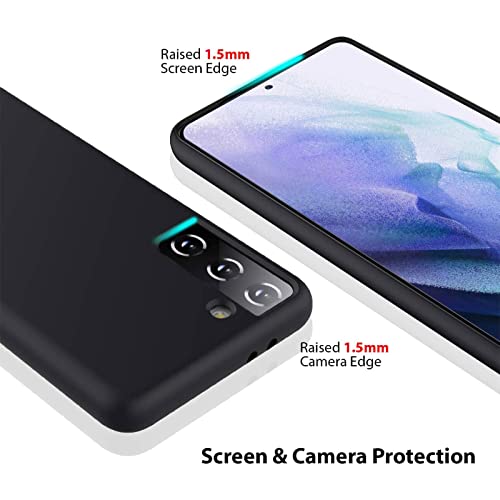 HGJTF Phone Case for Moxee m2160 (6.0") with 1 X Tempered Glass Screen Protector, Black Soft Silicone Anti-Drop TPU Bumper Non-Slip Shell Cover for Moxee m2160 - Reflection