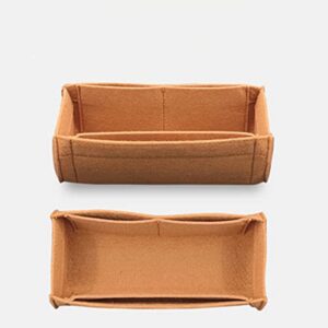 Suitable for new TRUNK Papillon liner bag storage and finishing lining bag support felt bag storage bag 1002Caramel-A