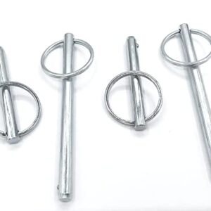 Tolxh Replacement Part New Set of 4 Hitch pins for XLS XL FIT 2000 3000 for Total Gym