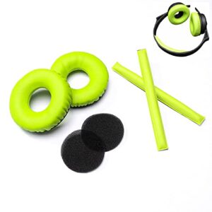 voarmaks green replacement ear pads foam cushion headband compatible with sennheiser hd25 hd 25 hd 25-1 hd25-1ii hd25sp hmd25 hme25 hmec25 headphones
