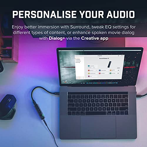 Sound Blaster X1 Hi-res Super X-Fi External USB DAC and Headphone Amplifier for PC and Mac, Also Compatible with PS4, PS5, and Switch