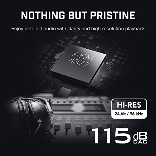 Sound Blaster X1 Hi-res Super X-Fi External USB DAC and Headphone Amplifier for PC and Mac, Also Compatible with PS4, PS5, and Switch