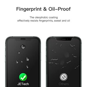 JETech Full Coverage Screen Protector for iPhone 11 Pro Max/iPhone XS Max 6.5-Inch, Black Edge, 9H Tempered Glass Film Case-Friendly, HD Clear, 3-Pack