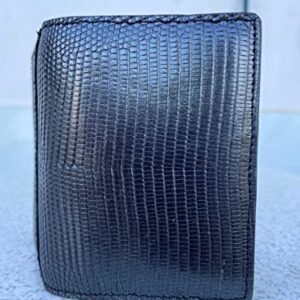 Double side Black Lizard leather skin Credit Cardholder, leather credit cardcase, leather creditcard cover