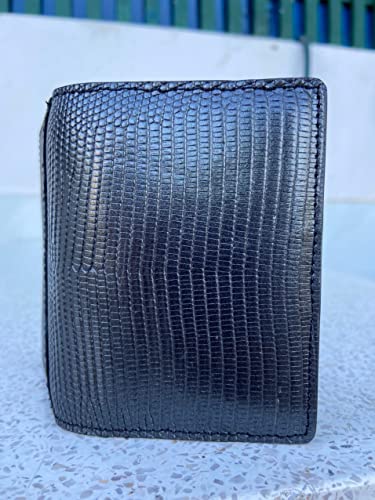 Double side Black Lizard leather skin Credit Cardholder, leather credit cardcase, leather creditcard cover