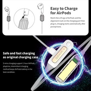 UIXOO Airpods Pro Charging Case with Anti-Lost Strap, Wearable Power Supply for AirPods Pro and 1st/2nd/3rd Generation, Airpods Accessories 2022 Patented Design