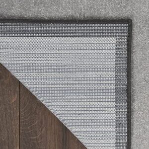 Nourison Modern Passion Geometric Grey/Black 7'10" x 9'10" Area -Rug, Easy -Cleaning, Non Shedding, Bed Room, Living Room, Dining Room, Kitchen (8x10)