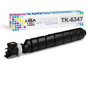 made in usa toner compatible replacement for kyocera copystar tk-6347k, taskalfa 4004i, 5004i, 6004i, 7004i (black, 1 cartridge)
