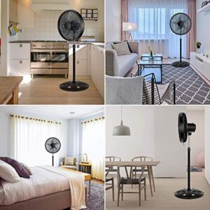 Simple Deluxe 18 Inch Pedestal Stand Fan 3 Adjustable Speed for Indoor, Bedroom, Living Room, Home Office & College Dorm Use, 18 Inch, Black