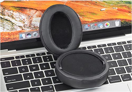 Aiivioll Compatible with Sennheiser Momentum 2.0 Ear Cushions, Isolating Headphone Cushion Memory Foam Replacement Earpads (Black +Black Net)