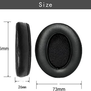 Aiivioll Compatible with Sennheiser Momentum 2.0 Ear Cushions, Isolating Headphone Cushion Memory Foam Replacement Earpads (Black +Black Net)