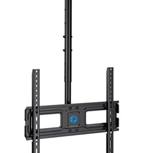 Pipishell Ceiling TV Mount for Most 26-55 Inch LCD LED OLED QLED 4K TVs, Hanging TV Monitor Ceiling Mount Bracket Height Adjustable Tilt Swivel Holds up to 60lbs Max VESA 400X400mm