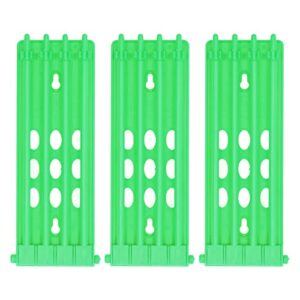 Pilipane Pigeons Foot Rings Frame, 4 Column Wear Resistant Foot Independent Design,Pigeons Bands Rack Frame Rotatable Foot Ring Pigeons Supplies,for s Chicken Duck Eagle Foot(Green), Pigeons Foot Ri