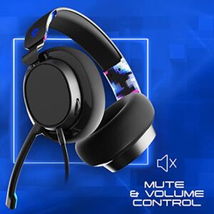 Skullcandy SLYR Multi-Platform Over-Ear Wired Gaming Headset, Works with Xbox Playstation and PC - Blue