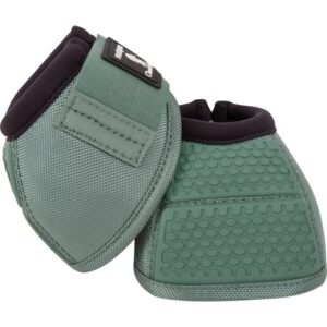 classic equine no turn flexion bell boots, spruce, medium