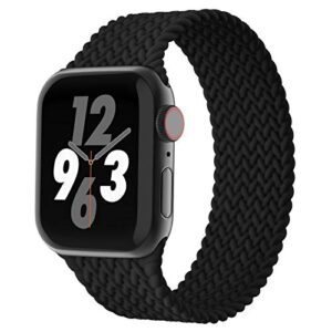 silicone solo loop bands compatible with apple watch band 38mm 40mm 41mm 42mm 44mm 45mm 49mm, stretchy silicone elastic sport strap compatible for iwatch series 8/7/6/5/4/3/2/1/se ultra