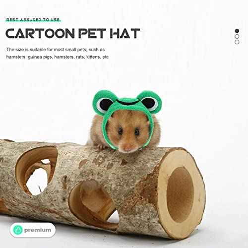 1Pc Tiny Hats, Tiny Party Hats Hamster Hats Mini Small Animals Hats Frog Small Animals Cap Pet Headband Hamster Costume for Rabbit Hamster Guinea Pig Rats Chinchilla Hedgehog