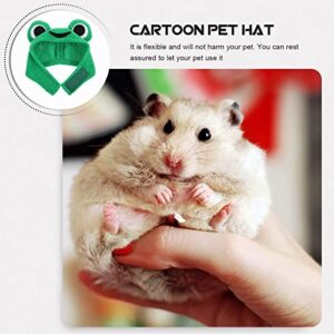 1Pc Tiny Hats, Tiny Party Hats Hamster Hats Mini Small Animals Hats Frog Small Animals Cap Pet Headband Hamster Costume for Rabbit Hamster Guinea Pig Rats Chinchilla Hedgehog