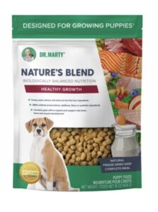 dr. marty nature's blend for puppies freeze dried raw dog food, 16 oz