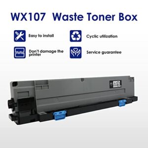 WX-107 Compatible Waste Toner Box Replacement for WX107 Waste Toner Container for Konica Minolta Bizhub C250i C300i C360i C450i C550i C650i C750i Printers (1 Pack)