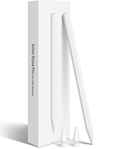 Stylus Pen for iPad with Magnetic Wireless Charging, Apple Smart Pen Colorful, iPad Pencil 2nd Generation Compatible with iPad Pro 11 in 1/2/3/4, iPad Pro 12.9 in 3/4/5/6, iPad Air 4/5, iPad Mini 6