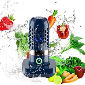 Fruit And Vegetable Washing Machine, 4400mah USB Wireless Charging Food Purifier, Portable Food Purifier, Capsule Washing Machine, Washing Fruits, Vegetables, Meat