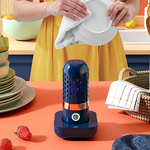 Fruit And Vegetable Washing Machine, 4400mah USB Wireless Charging Food Purifier, Portable Food Purifier, Capsule Washing Machine, Washing Fruits, Vegetables, Meat