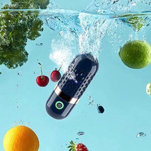 Fruit And Vegetable Washing Machine, 4400mah USB Wireless Charging Food Purifier, Portable Food Purifier, Capsule Washing Machine, Washing Fruits, Vegetables, Meat