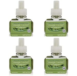 yankee candle fresh mint scent plug in set of 4/0.625 fl oz each