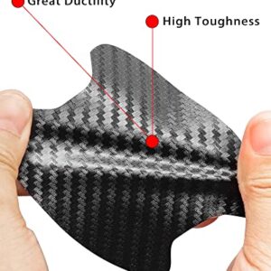 4PCS Car Door Handle Scratch Protectors, Carbon Fiber Car Door Handle Paint Scratch Protector Sticker Universal Auto Door Paint Guard Car Door Cup Scratch Protection Films