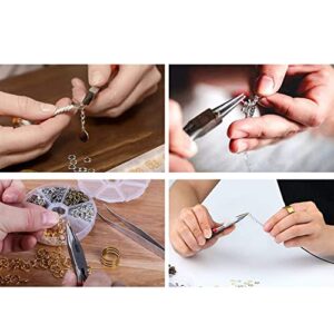 Sterling Silver Jump Rings for Jewelry Making 4mm 5mm 6mm 925 Sterling Silver Open Jump Rings for DIY（60 PCS）