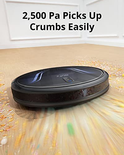 eufy Clean by Anker, eufy Clean G40+, Robot Vacuum, Self-Emptying Robot Vacuum, 2,500Pa Suction Power, WiFi Connected, Planned Pathfinding, Ultra-Slim Design, Perfect for Daily Cleaning