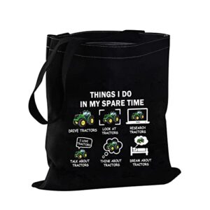 jytapp funny farm tractor gift tractor lover gift things i do in my spare time tractor tote bag tractor driver gift
