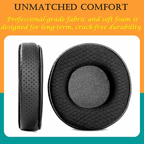 TaiZiChangQin Upgrade Earpads Cushion Replacement Compatible with Sennheiser HD-205 HD 205 Headphone ( Black Fabric Ear Pads )