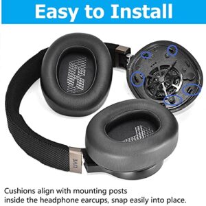 E65BT Earpads Replacement Ear Cushions Compatible with Live 650BTNC LIVE660btnc E65BT E65BTNC Everest Elite 750NC V710 Duet NC Wireless Over-Ear Headphones-Added a Stick and a Bag