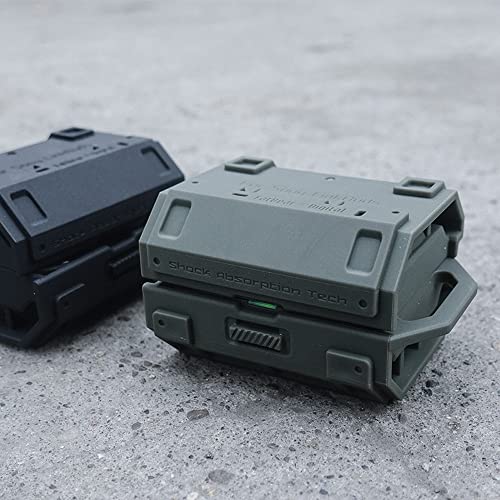 FatBear Tactical Military Grade Rugged Shockproof Armor Protective Skin Case Cover for Sony LinkBuds WF-L900 Wireless Earphones (Green)