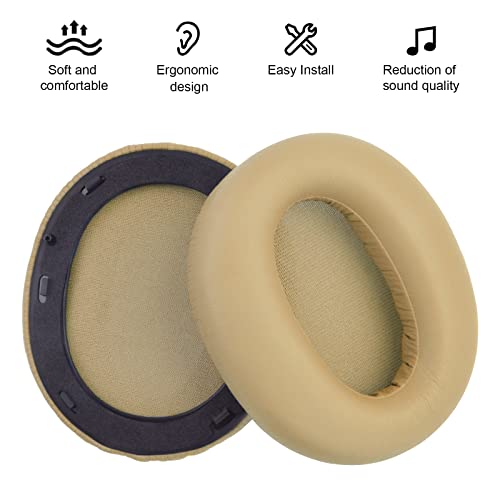 W820NB Ear Pads Replacement W820NB Ear Cushions W820NB Earmuff Compatible with Edifier W820NB Bluetooth Headphones (Gold)