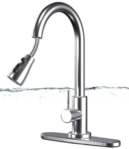 kitchen-faucets,kitchen faucet with pull down sprayer -kitchen sink faucet -stainless steel
