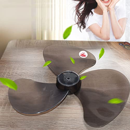 LIFKOME 16 Plastic Fan Blade Leaves Universal Household Standing Fan Table Fanner Replacement Part Plastic Fan Blade Replacement Leaves with Nut Cover Household Standing Fan