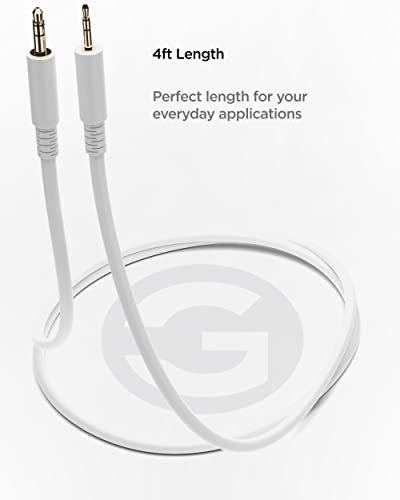 GALVANOX Replacement Cord for Bose Headphone Cable Compatible with Bose QC35 II / QC45 (White)