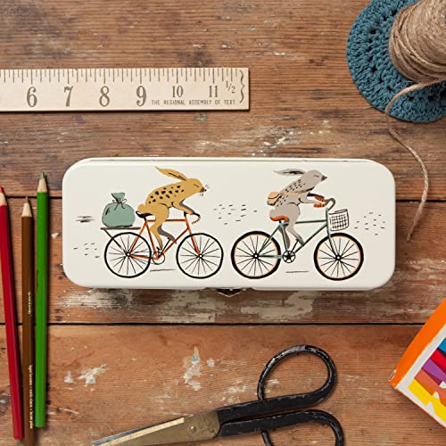 Danica Studio Wild Riders Metal Pencil Box, 8 x 3 x 2 inches