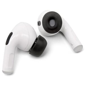 WC HookZ + WC TipZ - Over Ear Hooks and Memory Foam Tips Combo for Airpods Pro by Wicked Cushions | Black & Black