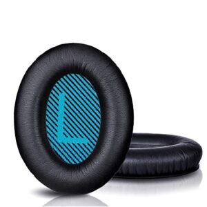 qc25 headphones replacement ear pads cushions- qc35,qc35ii replacement earpads - compatible with quiet comfort35,qc25,qc35ii,qc15,ae2,ae2i-comfortable (blue)…