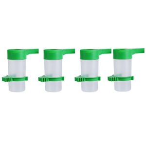 4pcs pet drinker food feeder waterer clip for cage bird parrot cockatiel budgie for parrots budgie cockatiel lovebirds aviary automatic feedersfish aquatic pets