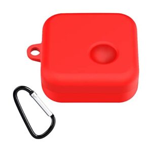 USTIYA Case for Nothing Ear 1 Protective Silicone Case with Keychain Cover (Red)