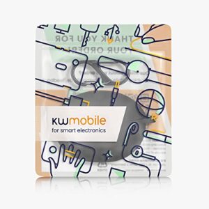 kwmobile Case Compatible with Huawei Freebuds 5i Case - Silicone Cover Holder for Earbuds - Black