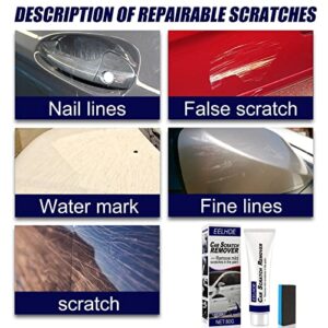 Car Scratch Remover, Repair Polishing Scratch Removal Wax Scratch Repair Kit, Car Paint Scratch Repair Remover Agent for All Car (80gg)