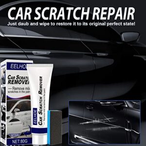 Car Scratch Remover, Repair Polishing Scratch Removal Wax Scratch Repair Kit, Car Paint Scratch Repair Remover Agent for All Car (80gg)