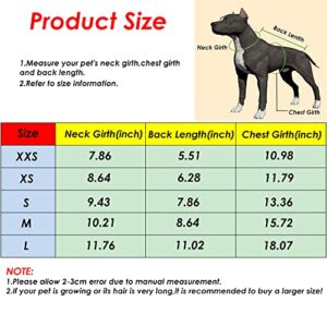 LONTEPET Dog Hoodie 4 Legs Jumpsuit for Small Dogs Puppy Clothes Dogs Pullover Sweatshirt Cotton Doggie Winter Coat Cat Apparel (XX-Small, Grey)